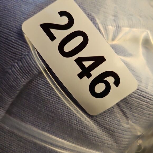 Tailor B Moss Women's Lg 2 Piece Lavender Sweater Vintage Hong Kong Flaw - Picture 14 of 15